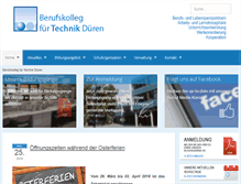 Tablet Screenshot of bk-technik-dueren.de